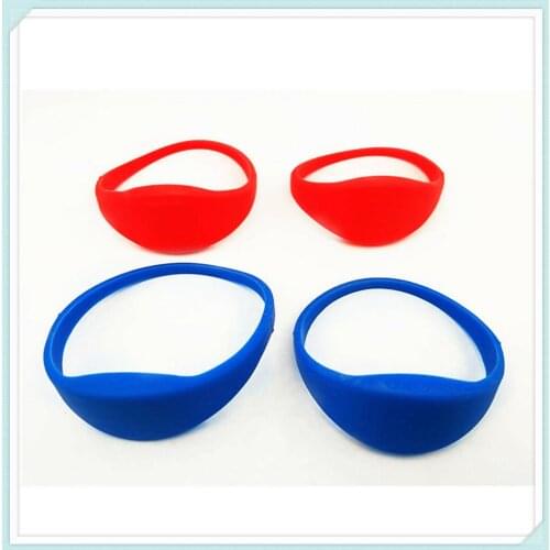 20PCS RFID 13.56MHZ MF S50 Color Waterproof Silicone Wristband Bracelet Tag