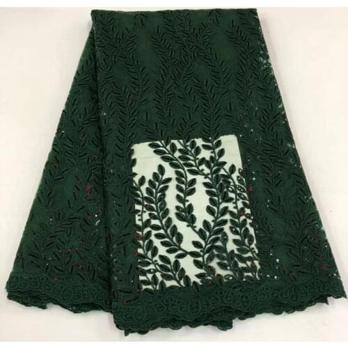 2021 Latest French Sequins Nigeria Lace Fabric High Quality Embroidery African Lace Fabric Wedding French Tulle Lace R39831