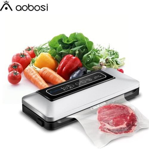 Aobosi Vacuum Sealer 5 In 1 Automatic Food Sealer Machine LED Indicator Lights Household Vacuum Sealer Machine With Vacuum Bags