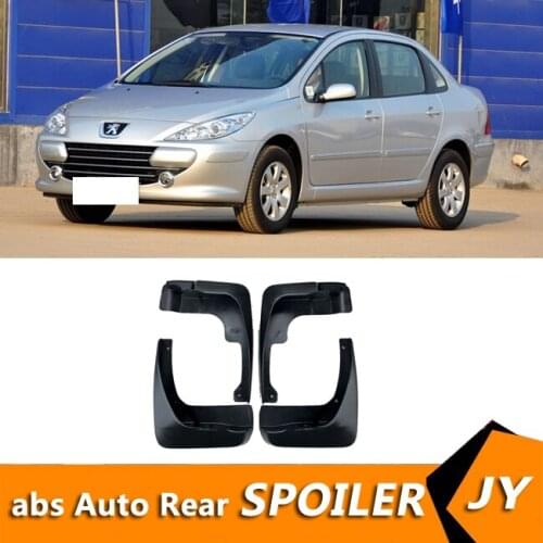For Peugeot 307 2004-2013 Mudflaps Splash Guards Front With the color and rear Mud Flap Mudguards Fender Modified special
