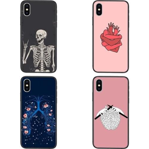Authentic For Huawei Honor 9X 9I 9A 8X 8S 20S 20i 20 Pro V40 10X Lite Human Organs Brain Cell Phone Covers