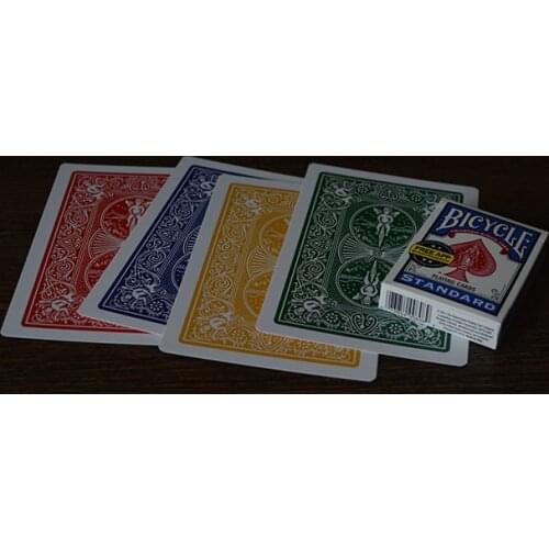 Four-color big card change,A change to white card,Magic Trick Stage Magic Close Up Classic Magic Gimmick