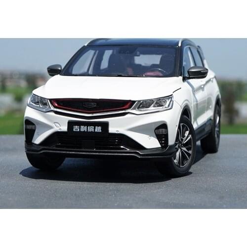 Double color high quality red/white 1::18 Geely bin yue battle diecast scale car model
