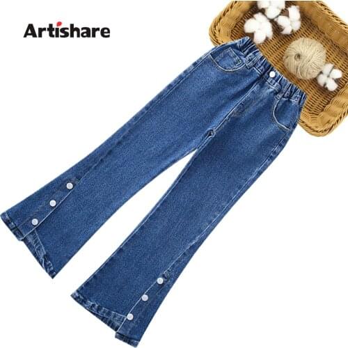 Girls Jeans 2021 New Childrens Jeans Girl Casual Style Childrens Jeans Spring Autumn Clothes For Girls