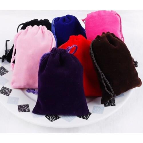 Handmade Cotton Linen Drawstring Fabric Craft Small Screen Cloth Bag for Accessories Finishing Jewelry Easy to Carry Solid