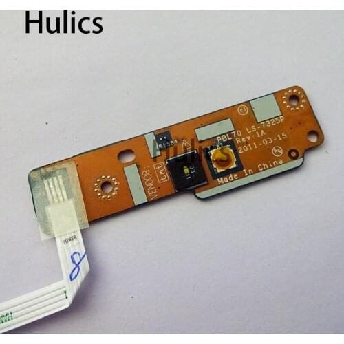 Hulics Original Laptop Power Button Board for ASUS A73B X73B K73BY K73B K73BR LS-7325P Switch Board With Cable