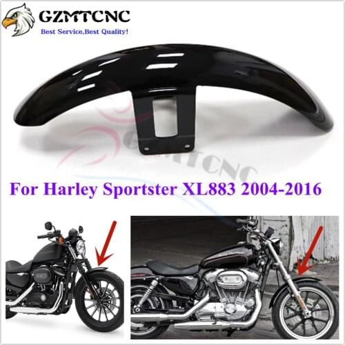 Motorcycle Front Fender Mudguard Cover for Harley Sportster Iron 883 Super Low XL883L 2004-2016 05 Motor ABS Plastic Mud Guards