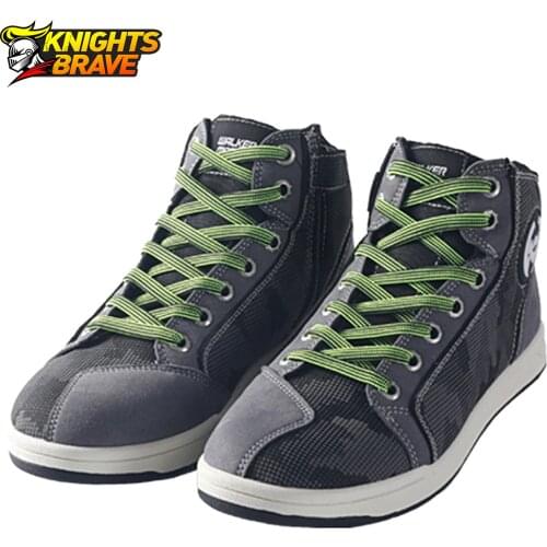 Motorcycle Boots Men Botas De Moto Motorcycle Shoes Motocross Boots Protective Touring Riding Boots For 4 Season Size 39-46