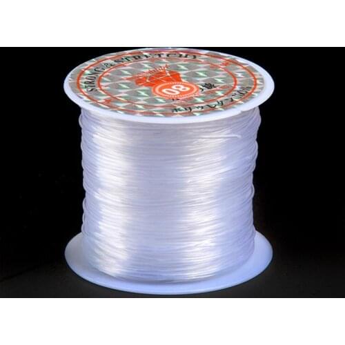 250Cm/98.4" Fish Line Wire Clear New Party Supplies Transparent Non-Stretch Crystal Line Tied Balloon Fishing Line Jewelry DIY