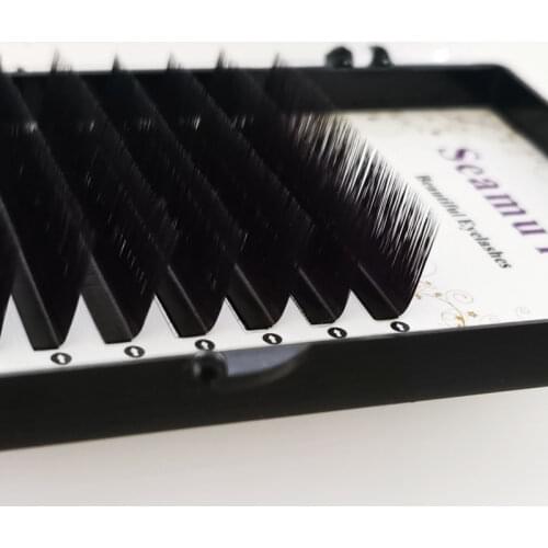 Mix length C/D mink eyelash extension faux mink individual eyelashes natural eyelashes cilia lashes for professionals