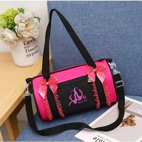 Pink Canvas Ballet Bag Dance Bags for Girls Kids children High Quality Lovely Bag