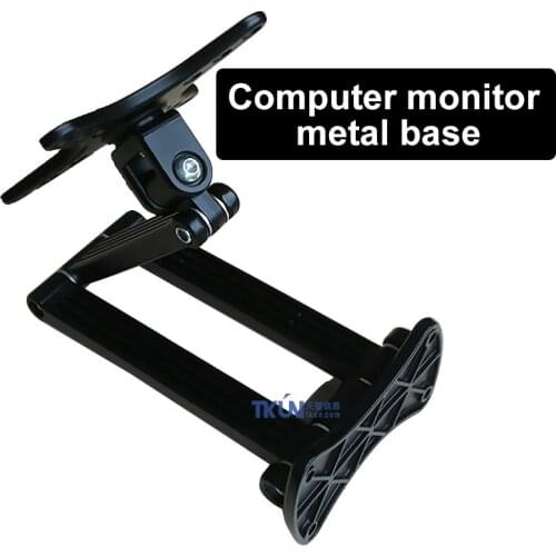 10 to 24 inch universal LCD/LED/TV Monitor pedestals, metal plastic double folding monitor stand