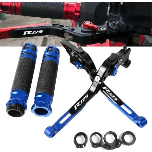 Motorcycle Brake Clutch Lever Extendable Hand Grip Handlebar For YAMAHA YZFR125 2008-2017 2012 2013 2014 2015 2016 YZF R125