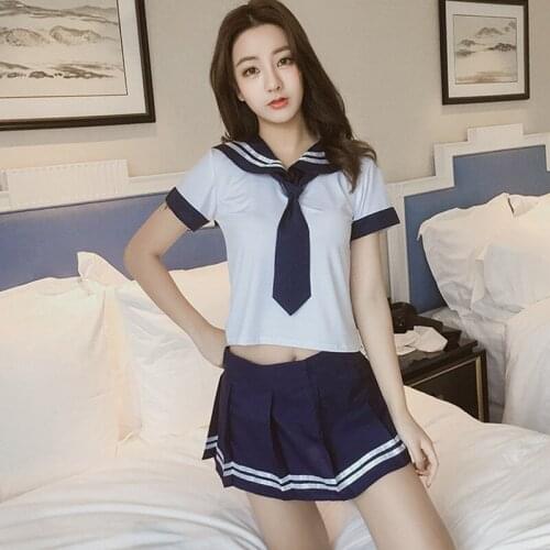 Japanese Uniform School Skirt Woman Sailor Uniform Cosplay Costume Kawaii Clothing Cute Sailor Dress Superstar Town