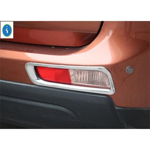 Yimaautotrims Auto Accessory Chrome Rear Fog Lights Lamp Cover Trim Fit For Mitsubishi Outlander EX 2013 2014