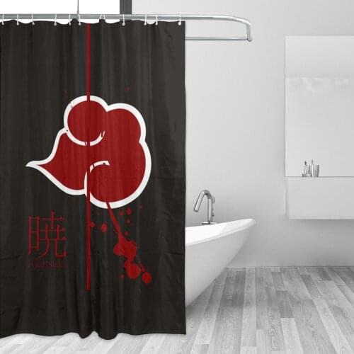 Akatsuki (16) Bathing Bathroom Bath Curtain Anime Manga Fabric Waterproof Polyester High Quality Show Curtains