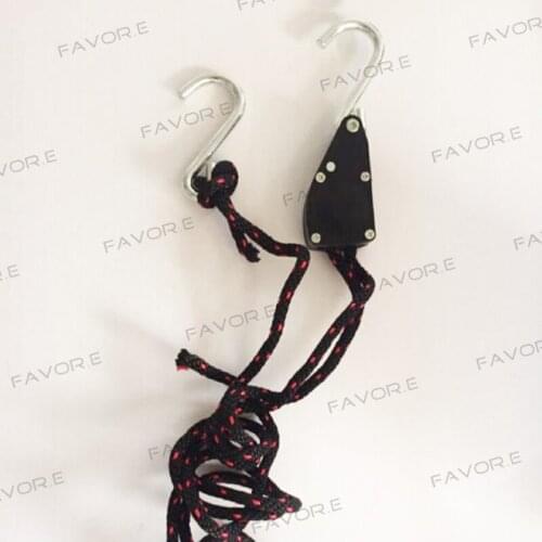 1pcs 1/4" Grow Light Rope Hanger Ratchets for Reflector Hood Horticulture Lights Lifters