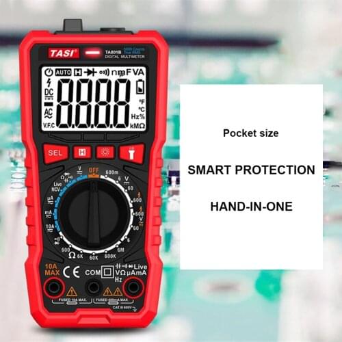 Volt Tester Multimeter 1PC Diode Freguency Tool DC Voltage Multimeter Test Current Ohmmeter Range Digital Multimeters