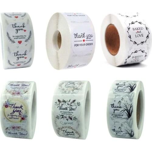 500pcs Thank You for Your Order Stickers Seal Labels Scrapbooking Gift Packaging