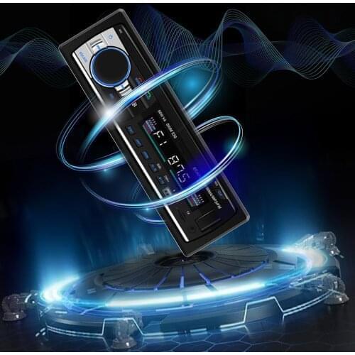 12V Dual-U Car MP3 Player Wireless Hands-free Call U Disk Multimedia Insert Card Radio Stereo FM Aux Input Receiver Car Player