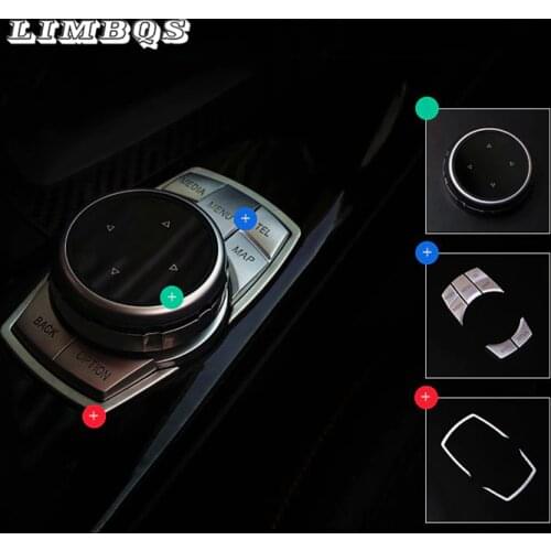 Inter center Multimedia Button Cover For bmw x1 x3 x5 x6 f30 e90 e92 f10 fF11 f07 GT z4 f15 f16 f25 f34 e84 car styling