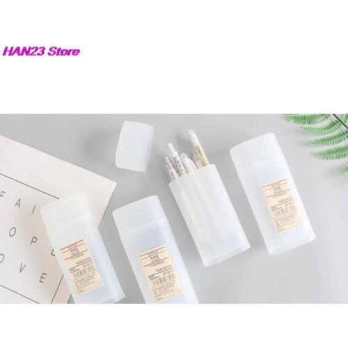 Cylindrical Detachable Desktop Pen Holder Organizer Office Accessories Pencil Stand Storage Case Box Stationery Teacher Gifts