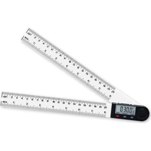 Digital Display Angle Ruler Electronic Stainless Steel Protractor Woodwork Multi-function Measuring Instrument Universal LK