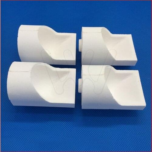 Dental Lab Casting Quartz Crucible Hooded FOR Instrument Dentist Tool 4pcs/set