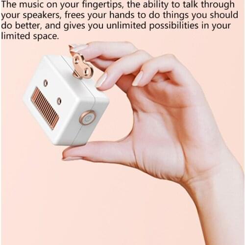Cute Mini Speaker Music Loudspeaker Player Outdoor Portable Wireless Speaker Sound Box for Home Travel 40GE