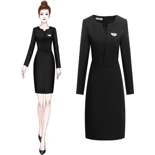 New Arrival Long Sleeve Bandage Dress 2021 Fall Winter Women Elegant Dresses Ol Styles Bodycon Business Work Wear Dress AA5672