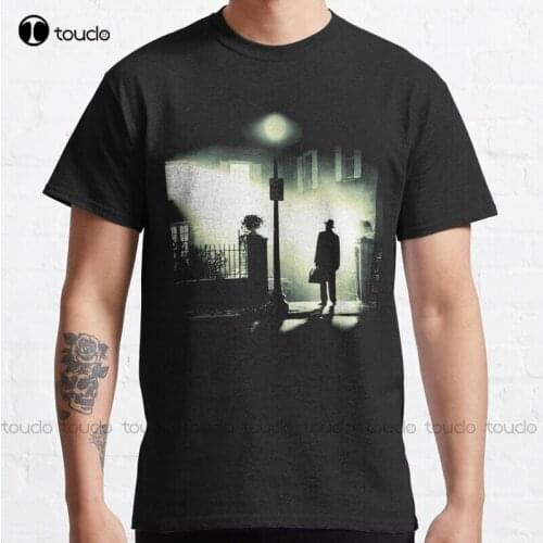 New The Exorcist Arrival Scene Classic T-Shirt Gym Shirts Men Cotton Tee Shirt S-3Xl Unisex