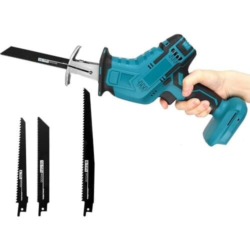 18V 4000rpm/min Electric Saw Variable Speed Cordless Reciprocating Saw Stepless Speed Change Adapted To Makita Battery