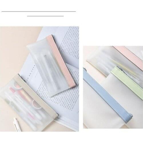 Portable Stationery Bag Pen Holder Makeup Cosmetics Bag for School Students Office Men Women Teens Girls Boys