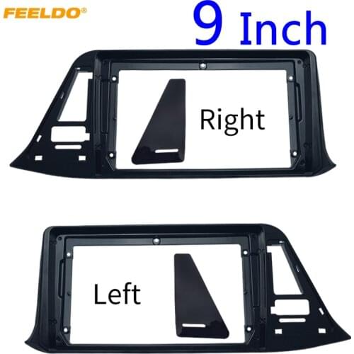 FEELDO Car Stereo Facia Panel Frame Adaptor For Toyota C-HR (LHD/RHD) 2Din Radio Audio 9" CD/DVD Dash Trim Kits #HQ3405