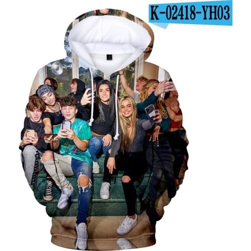 Funny Luxury The Hype House Hoodies Sweatshirts Men/Women Young People 3D Print Long Sleeve Pullover Addison Rae Casual Tops