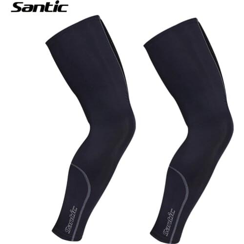 SANTIC Unisex Cycling Leg Warmers Summer Cool Sport Knee Warmers Anti-UV Basketball Running Leg Sleeves Ciclismo Bike Legwarmers