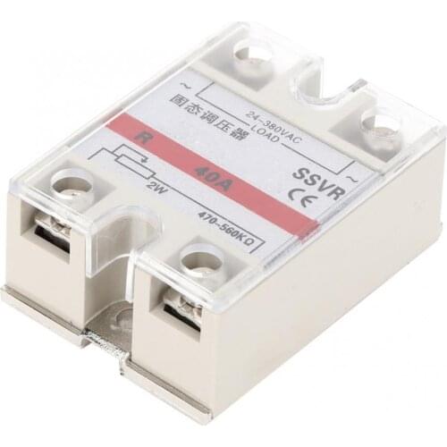 SSVR-40A AC 24-380V Solid State Voltage Regulator Single Phase Relay Module Low Frequency