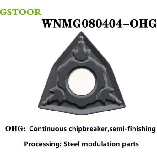 10PCS WNMG080404 WNMG080408 WNMG080412 OHG GP9135 CNC Turning Tools Hard Alloy Inserts Lathe Cutter Tool
