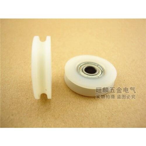 High quality polyformaldehyde POM coated ball bearings 696zz embedded bearing +U groove Total Diamater: 6*27*7mm