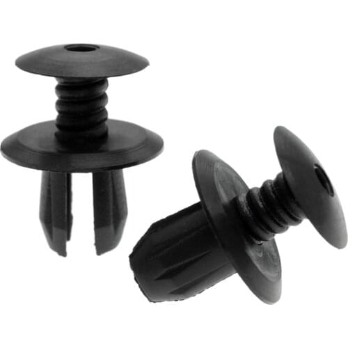 50pcs Trim Panel Lining Clips Auto Fastener Fit 9mm Hole For V W T4 T5 Transporter Eurovan Plastic Rivets Automobile