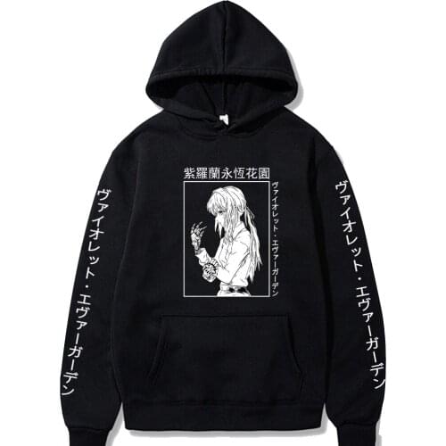 2021 Autumn Pullover Violet Evergarden Loose Long Sleeve Unisex Clothes