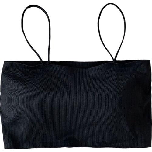 2021 Womens Tube Top Invisible Bra Sexy Bandeau Strapless Bralette Streetwear Crop Seamless Bustier Underwear Lingerie Tops