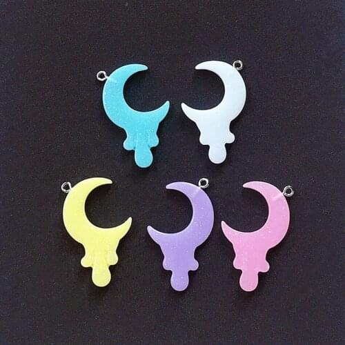 10pcs 40*25mm Sailor Moon Magic Wand Charms flatback Resin Cabochons For Necklace Keychain Pendant DIY Making Accessories