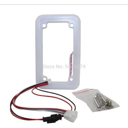 2pcs arcade coin acceptor parts LED Flash Decorative Front Type Coin Selector/ Illuminate Frame for Vending Arcade Machine