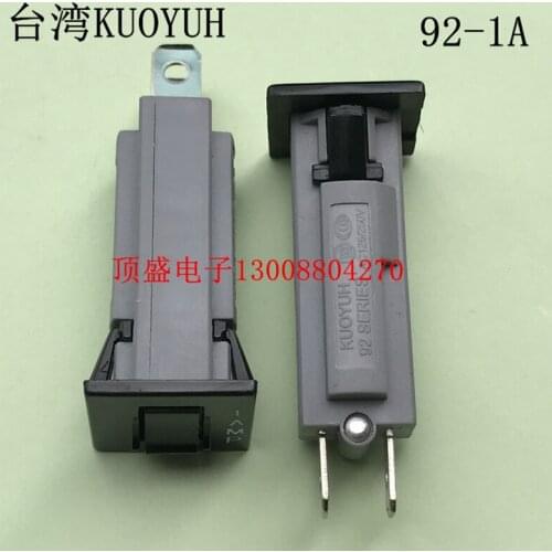 2Pcs KUOYUH 92 Series 1A 1.5 2A 2.5 3 4 5 7 8 9A 10A 12A 15A 20A Power overload overcurrent protector AC125/250VAC 32VDC 50/60HZ