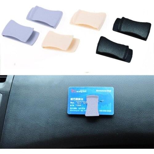 2PCS Three Optional Color Pair Clip Holder Card Car Window Sticker Glass Multiple-Function #275481
