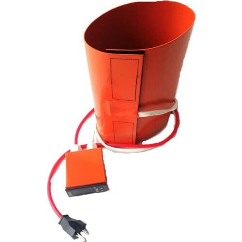 240v 255*520*1.5mm 800w Silicone Heater for warm the spools 1500mm lead wire