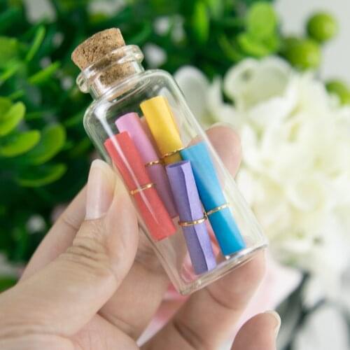 25ml 30ml Tiny Mini Test Tube Bottles with Corks Jars For Wedding Gift Decoration Mini Jars for Spices Container 50pcs/lot