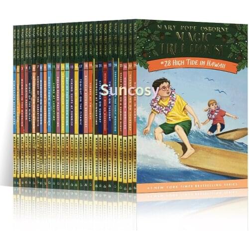 28 Books/Set Magic Tree House 1-28 English Reading Books Childrens English Chapter Bridge Book, Learning Toys for Children
