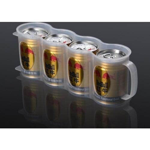 Cans Finishing Frame Coke Can Refrigerator Storage Box Kitchen Supplies Space-saving Tool Gadget Four Case Organizer